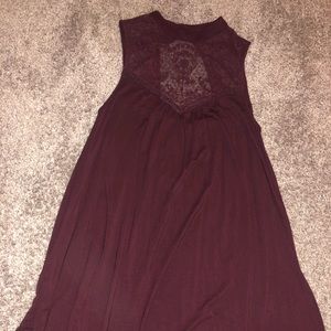 american eagle high neck dress